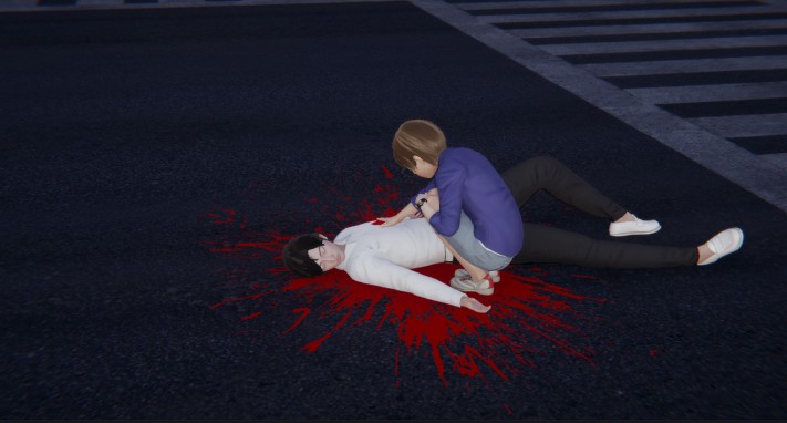 漫画：侦探与杀手（柯南被女凶犯一脚踢飞，踩了个半死）G-210525-2