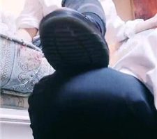 【甜音】靴子全体重踩狗头/狗链遛狗/喂食/转胯 JS231115-3