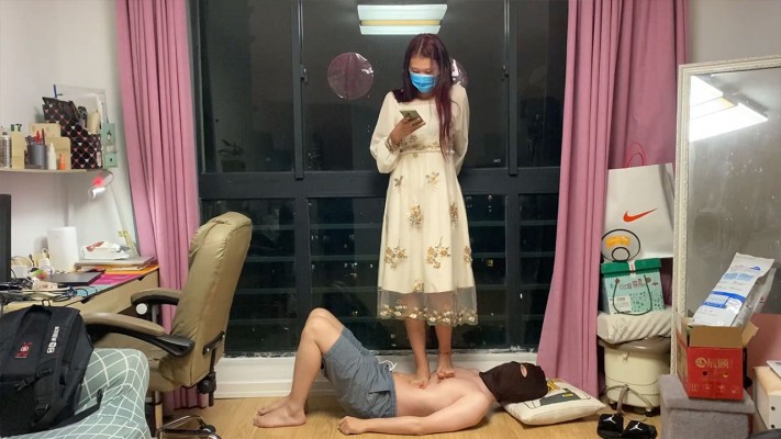 『高兴儿』高兴儿穿着裙子跆拳道踢踹m YC-240910