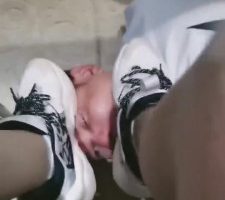 【北海静心S】脏运动鞋棉袜+高跟碾压贱狗 bf7079