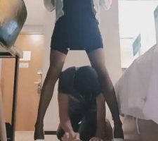 【上海糖糖老师】御姐黑丝高跟虐狗 bf10156