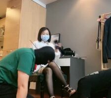 【Q月】黑丝高跟诱惑-sp打手心/脚插嘴/踩踏虐乳 bf27459