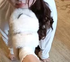 【小可可】母畜-毛拖鞋踩/骑脖子强制磕头/舔脏鞋底/捆绑转胯踩踏 bf28976