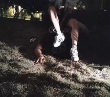 【米奥】户外遛狗-贝壳头白袜踩/舔脚/骑马 bf29317