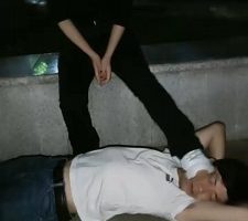 【楼遥】户外阳台小白鞋棉袜全体重踩踏 bf29493