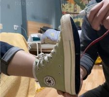 【黑泽兮】素人学生主-帆布鞋-踢踩打【双视角完整版】 bf38504