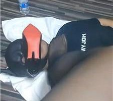 【散漫】涂鸦狗脸羞辱/黑丝玩虐 JS240504-8