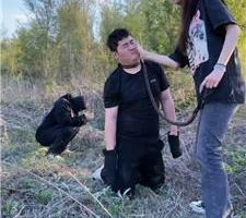 【麋鹿银儿】户外超暴力虐打跟踪狂 bf41507