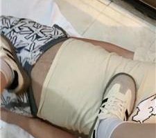 【美羊羊】脏鞋白袜踩踏贱奴/内裤塞嘴 JS240702-16