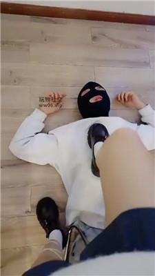 【九月】皮鞋白袜踩虐/滴蜡/脚深喉/袜子塞嘴 JS241213-41