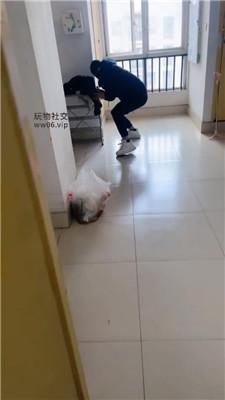 【颜主】楼梯间-长靴黑丝踩贱奴 JS250114-12