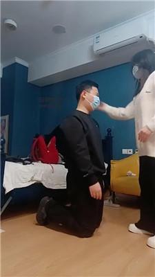 【林十七】连环耳光-小白鞋白袜跪舔-踢裆 JS250212-19