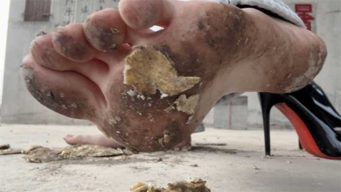 【莓子】狗粮制作，电动车反复碾压，暴力踩踏 YC-250301-4