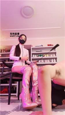 【猫神】骑马狗爬-勒脖窒息-长靴美腿踩踏 bf52690