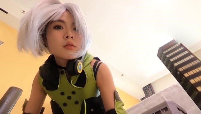 【VR GTS】超极巨安比蹂躏迷你缩小委托人顶级入袜入鞋 JS250628~5