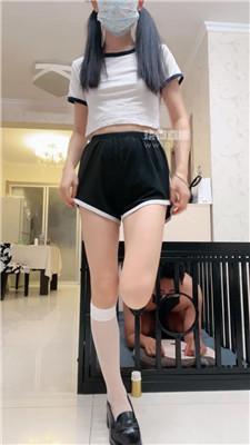 【桃夭大人】囚禁狗笼-小皮鞋白丝虐 JS250814-10