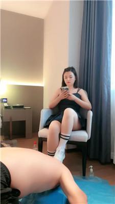 【冷兮】原味白棉袜闻舔-虐乳 JS250906-7