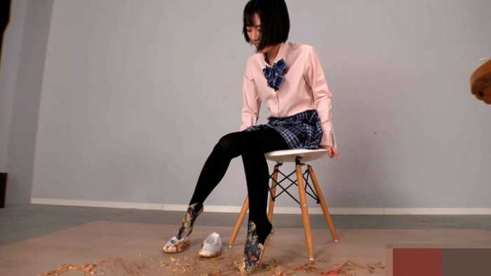 （自购）日本少女室内鞋、袜子踩食物 JS251108~7